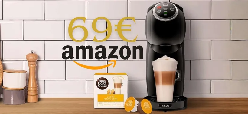 De'Longhi Genio S Dolce Gusto: la mitica macchina per caffè buonissimo ora a 69€