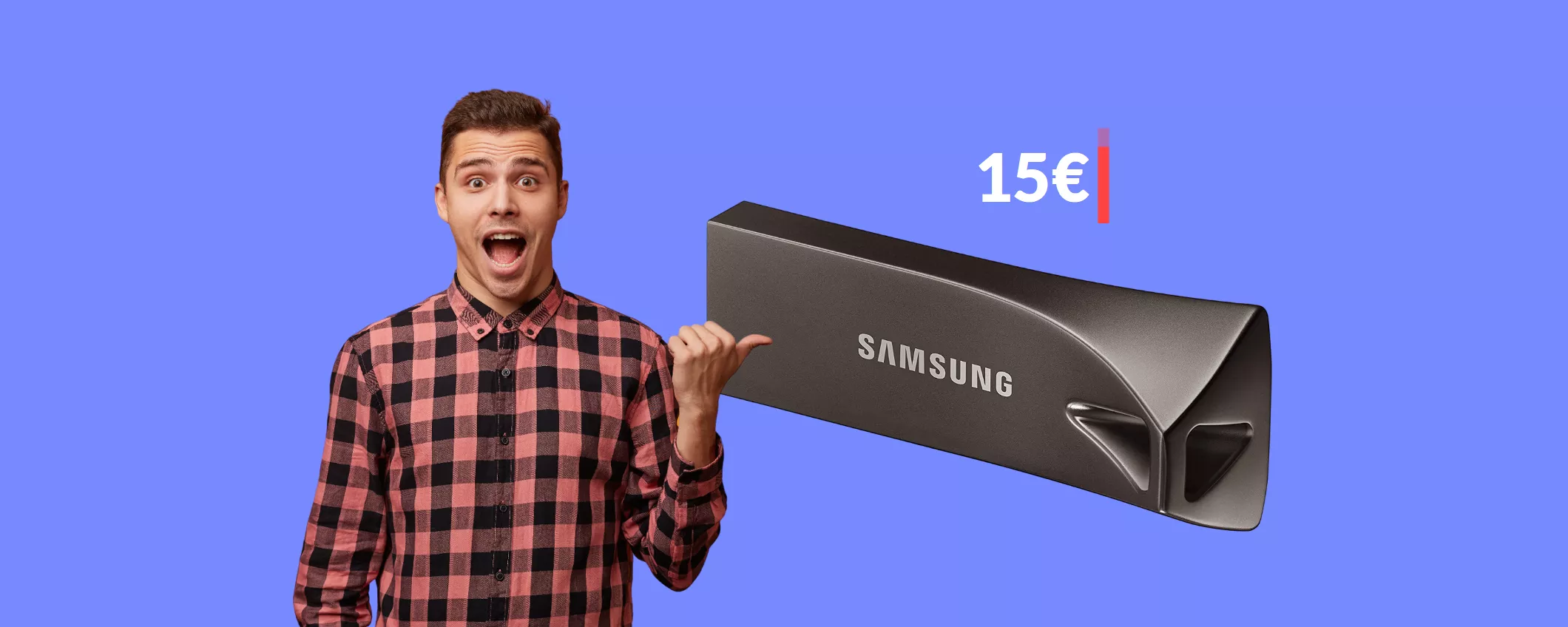 Chiavetta USB 32GB Samsung in sconto: 15€ per questa BOMBA