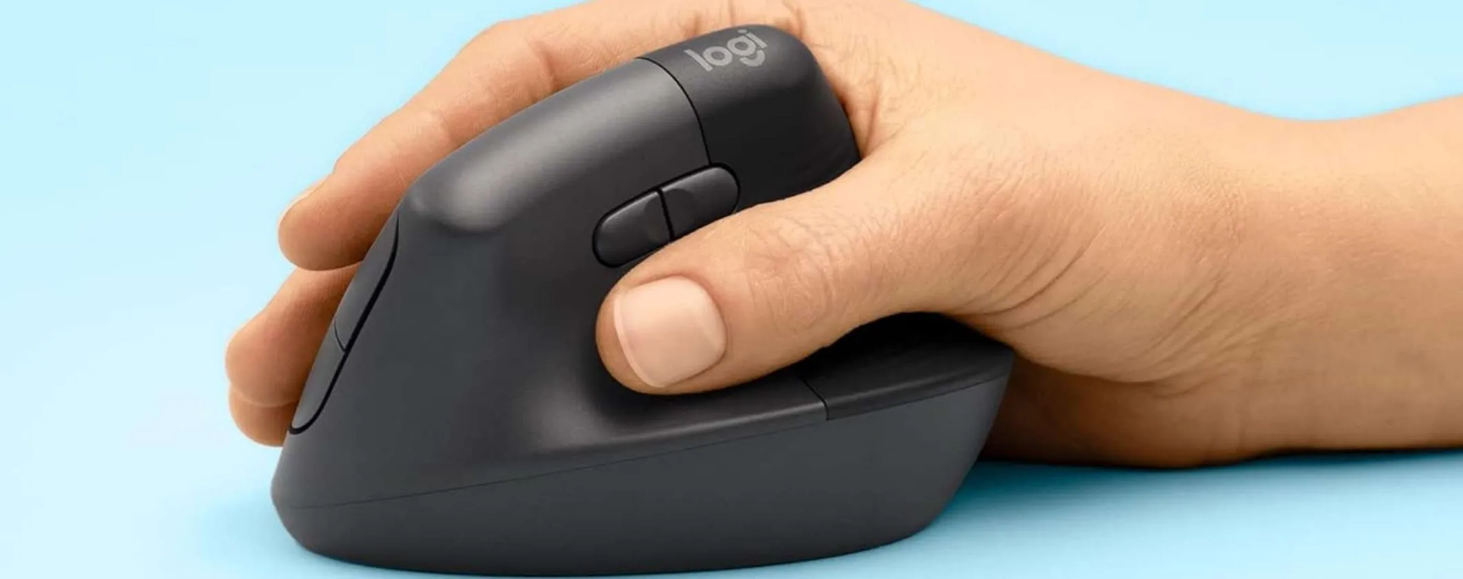 Logitech Lift: mouse verticale da usare tutto il giorno senza fatica (-39%)