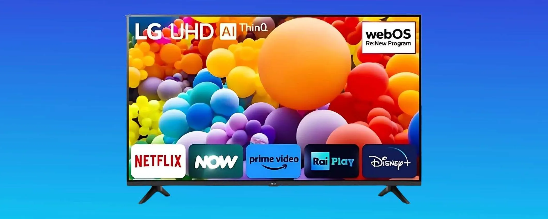LG UHD 43'' Serie UT73: smart TV 4K con il 27% di sconto su Amazon
