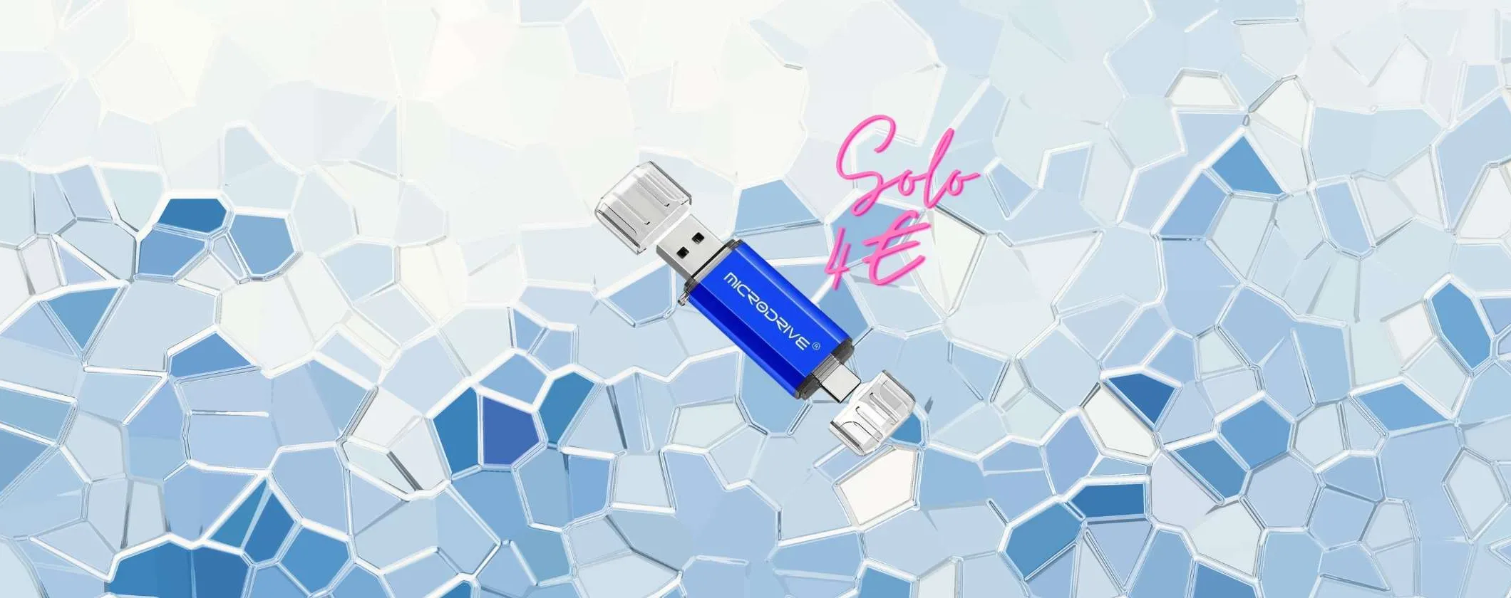 Pen Drive 2 in 1: USB A e Type C a soli 4€ su TEMU