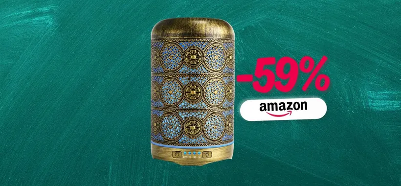 Bellissimo diffusore di oli con colori cangianti, a soli 16€ è colpaccio