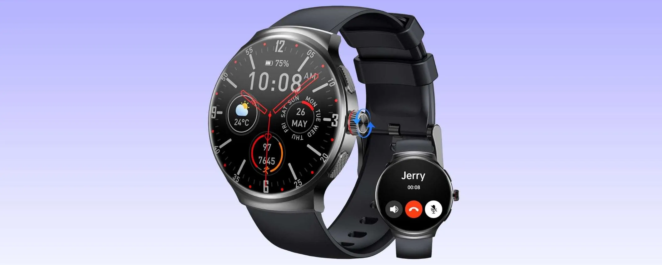 Amazon impazzisce: smartwatch AMOLED con chiamate Bluetooth a soli 35,99€