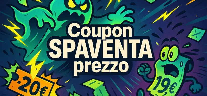 Amazon SPAVENTA i prezzi con i coupon: occasioni SHOCK a meno di 20€