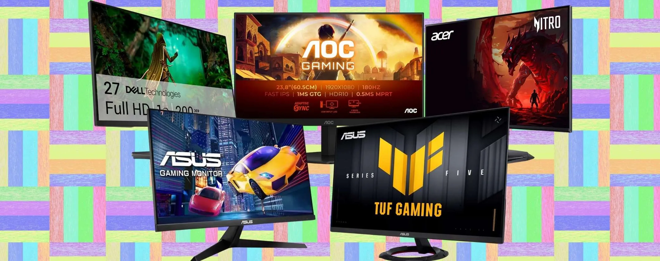 Nessun lag, solo gloria: 5 monitor da gaming per vincere a mani basse