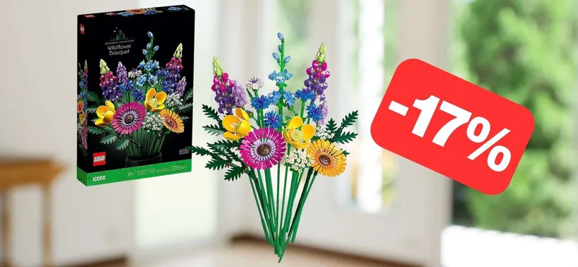 Set LEGO Bouquet Fiori Selvatici: OTTIMO SCONTO su Amazon (-17%)