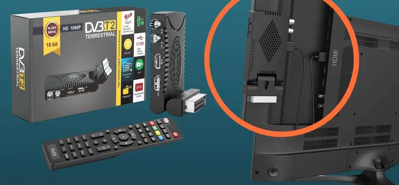 Nuovo Digitale DVB T2: decoder INVISIBILE smart a 25€