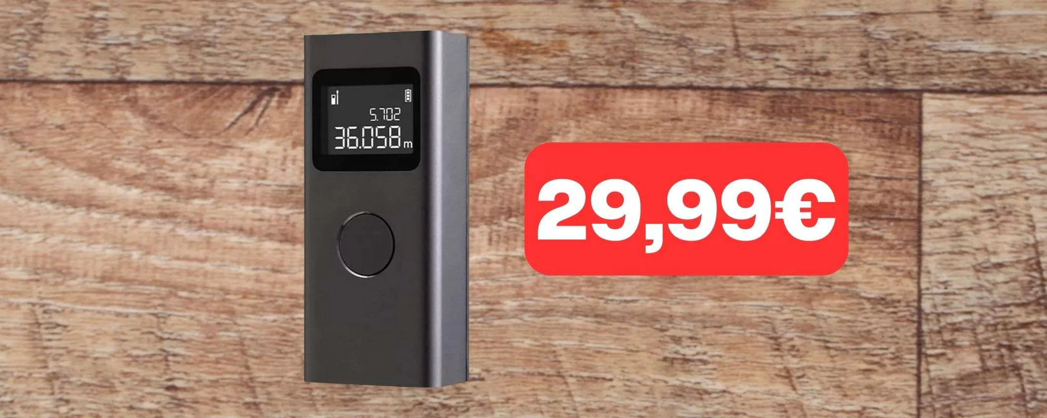 Misuratore Laser Xiaomi a PREZZO STRACCIATO: solo 29,99€ su Amazon
