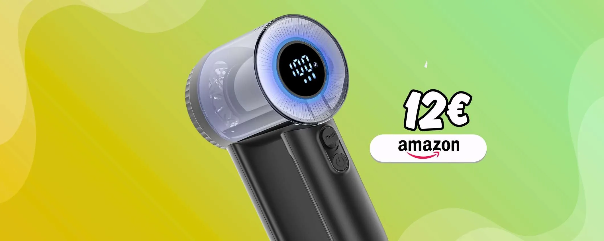 Levapelucchi magico con batteria ricaricabile e sistema infallibile: 12€ ora