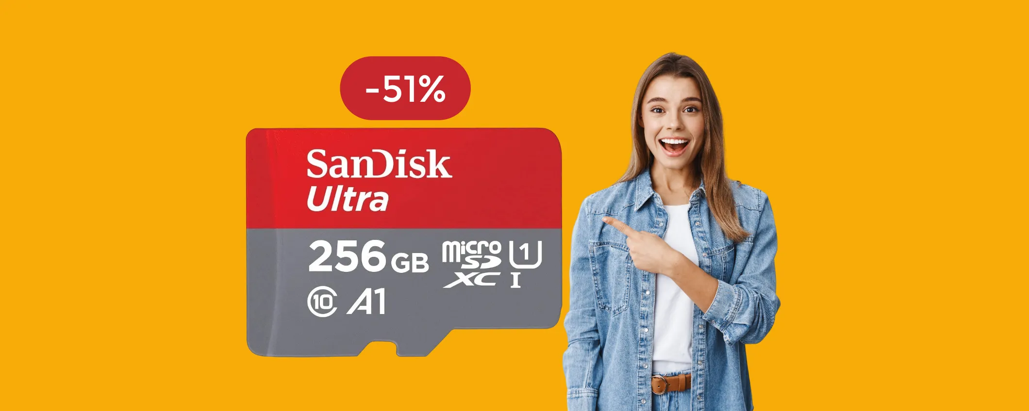 MicroSD 256GB a meno di METÀ PREZZO: con 30€ è già tua
