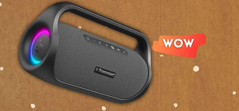 Altoparlante Bluetooth con bassi PROFONDI, audio spettacolo (2 sconti)