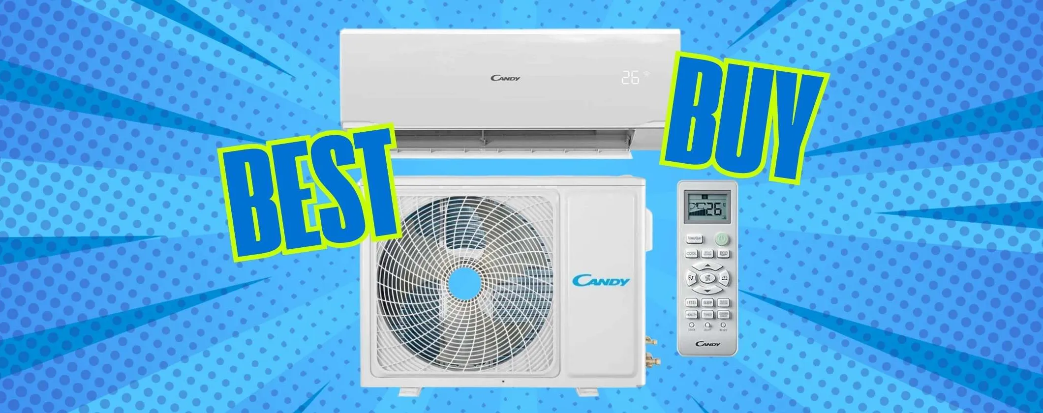 Climatizzatore Candy Pura da 12000 BTU a PREZZO da CAPOGIRO