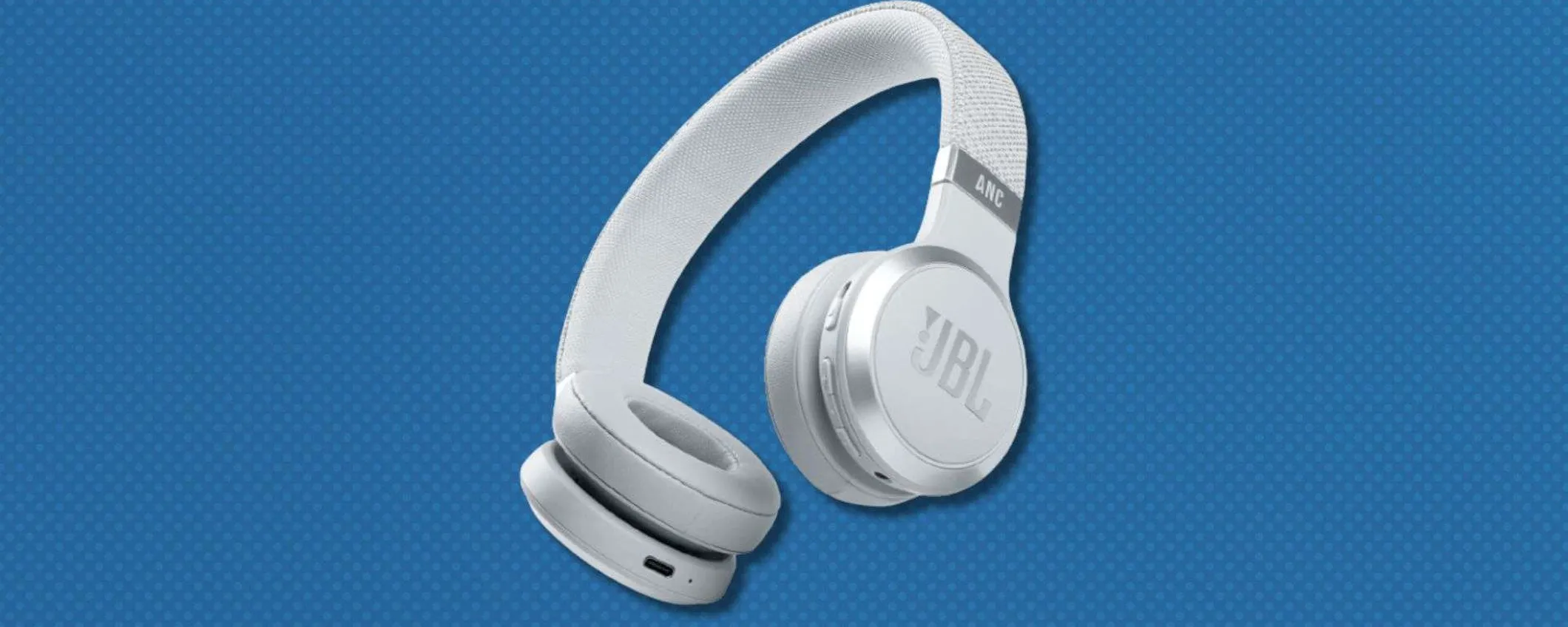 JBL Live 460NC, il prezzo crolla da 129 a 48 euro: la ricarica rapida fa la differenza