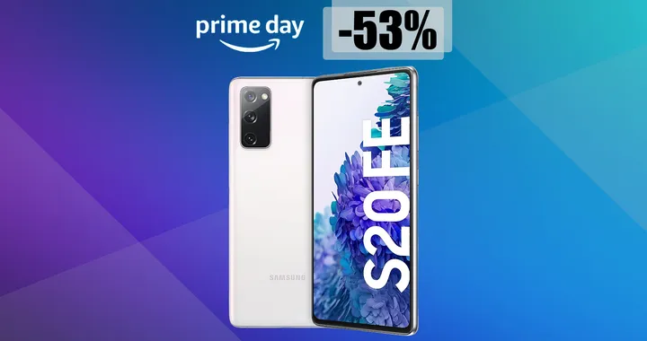 Prime Day 2022: Samsung Galaxy S20 FE tuo con appena 312 euro