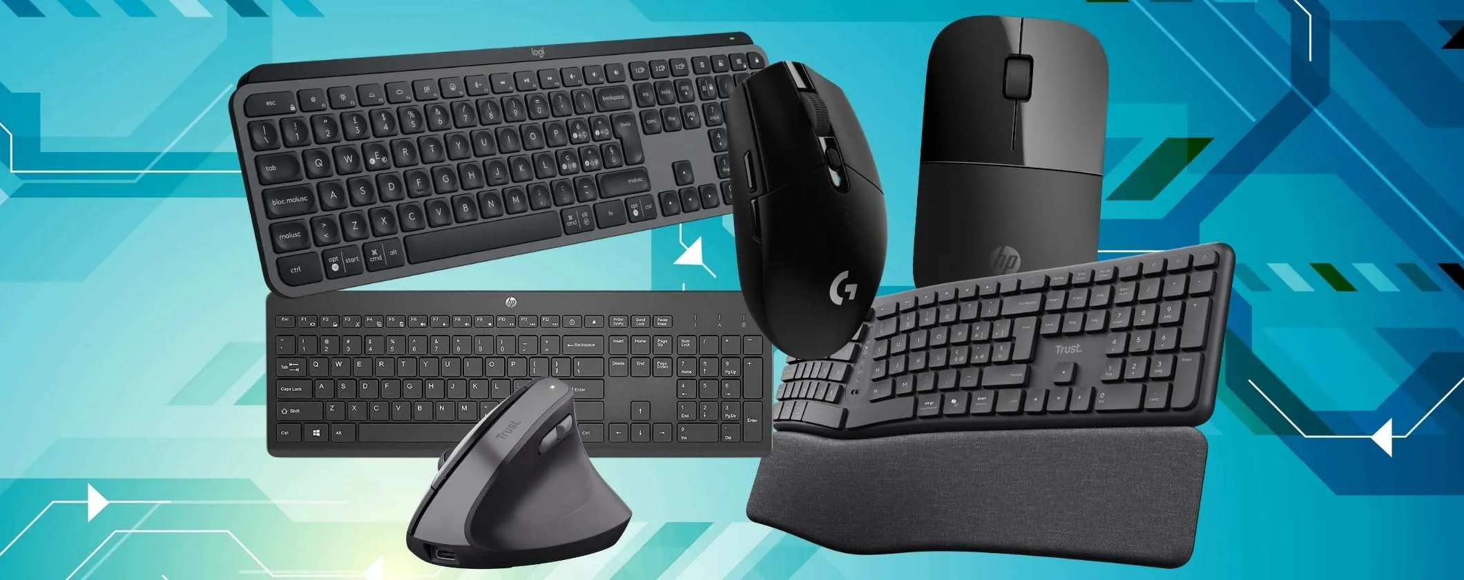 Mouse e tastiere wireless: 6 modelli straordinari con spesa minima