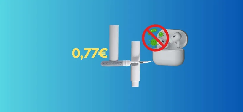 Kit Pulizia Apple AirPods a soli 0,77€: OFFERTA LAMPO su TEMU