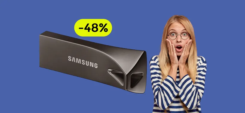Chiavetta USB 256GB a prezzo DISINTEGRATO su Amazon (37€)