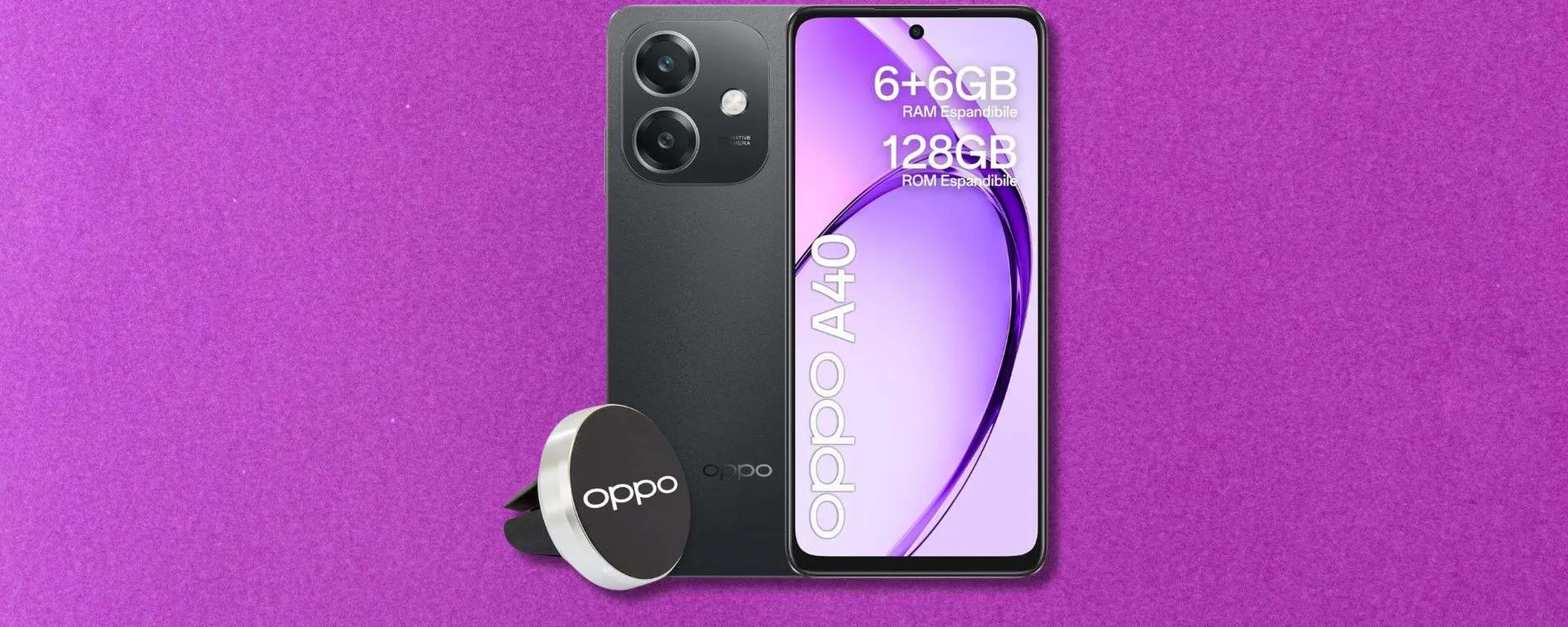 OPPO A40 a 119,99€ (-33%): display da 6,67