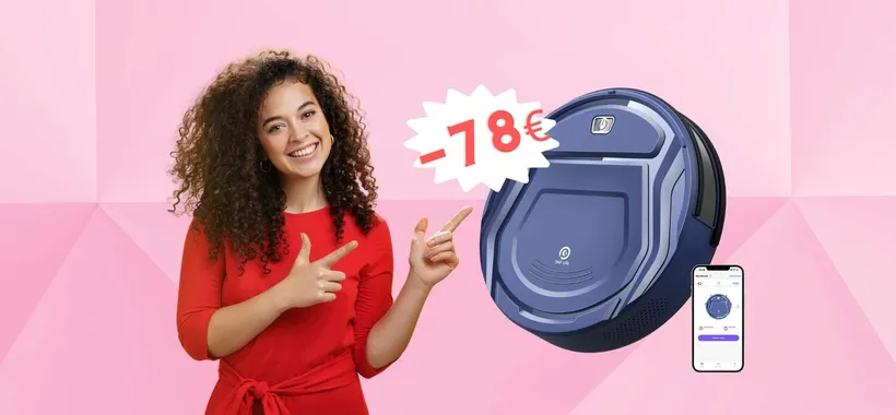 Robot aspirapolvere che costa POCHISSIMO e non delude (-78€)