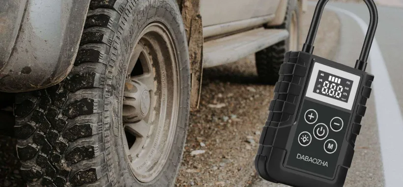 Compressore a 16€: portatile e ricaricabile, pneumatici sempre PERFETTI