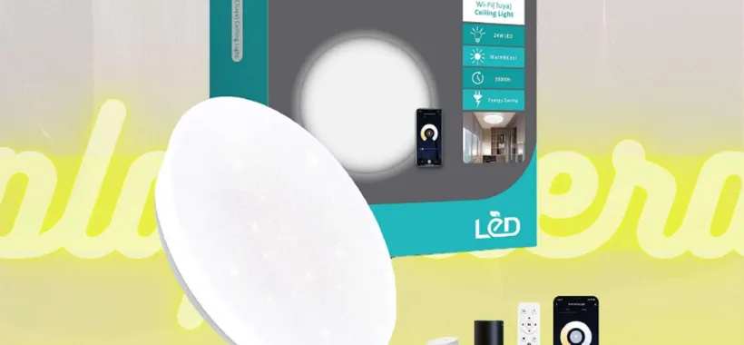Plafoniera LED e SMART: è la BOMBA Amazon in offerta LAMPO