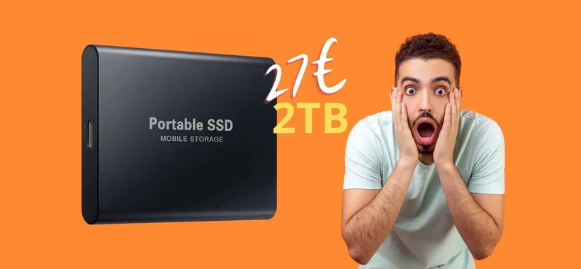SSD da 2TB a 27€ è una cosa da NON CREDERE, solo su Amazon