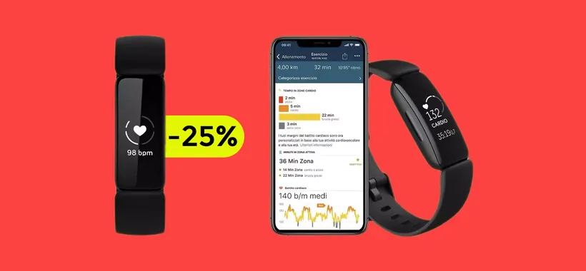 Fitbit Inspire 2 torna in offerta: ottimo per salute e fitness (74€)