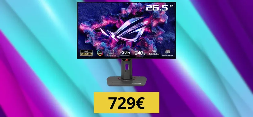 Monitor Asus ROG Strix 27" a 240Hz: offerta top, prestazioni formidabili