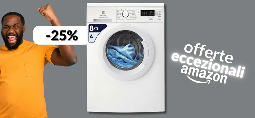 Electrolux PerfectCare 500, lavatrice 8KG a prezzo pazzo: sconto 100€