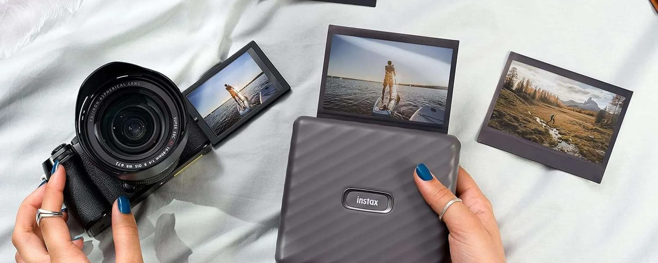 Mini stampante portatile Fujifilm Instax Link WIDE: prezzo bomba su Amazon