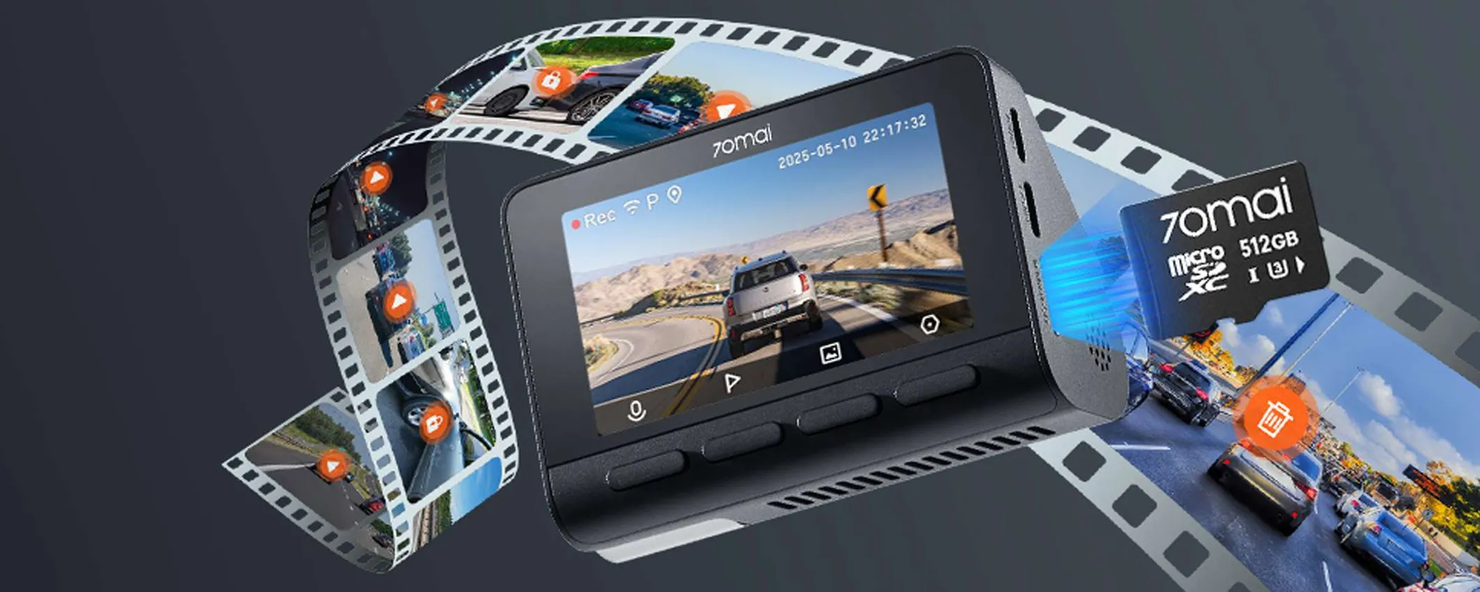 Dashcam 4K con doppia telecamera e GPS in offerta: SUPER coupon da 40€
