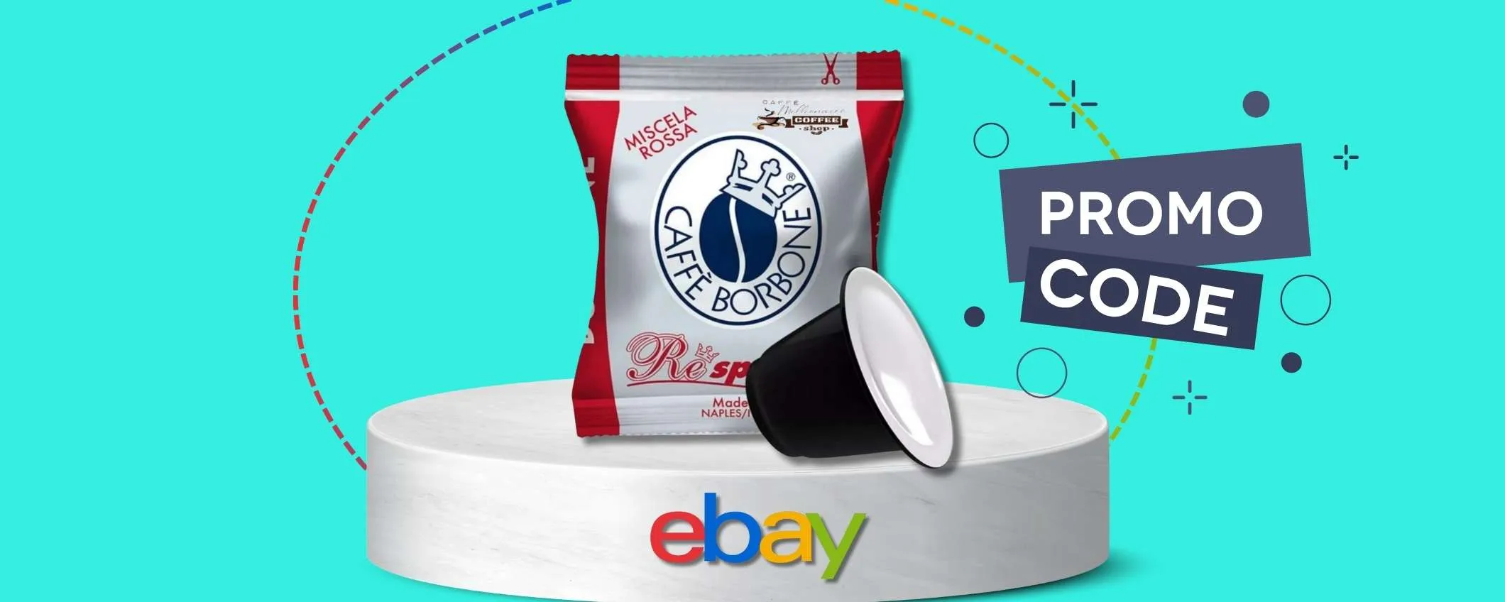PIENO di Caffè Borbone con 300 caps miscela Rossa Nespresso a 0,18€ cad
