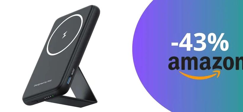 Power Bank magnetico da non perdere: compattezza e potenza ad un prezzo imbattibile
