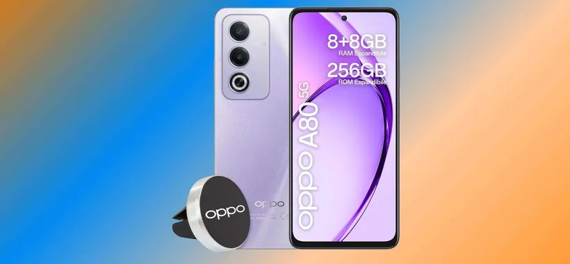 OPPO A80 5G (120Hz, doppia fotocamera AI) in offerta esclusiva a 199€ su Amazon