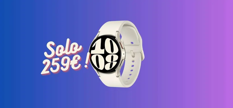 Samsung Galaxy Watch6 già in SUPER SCONTO: solo 259€ eBay