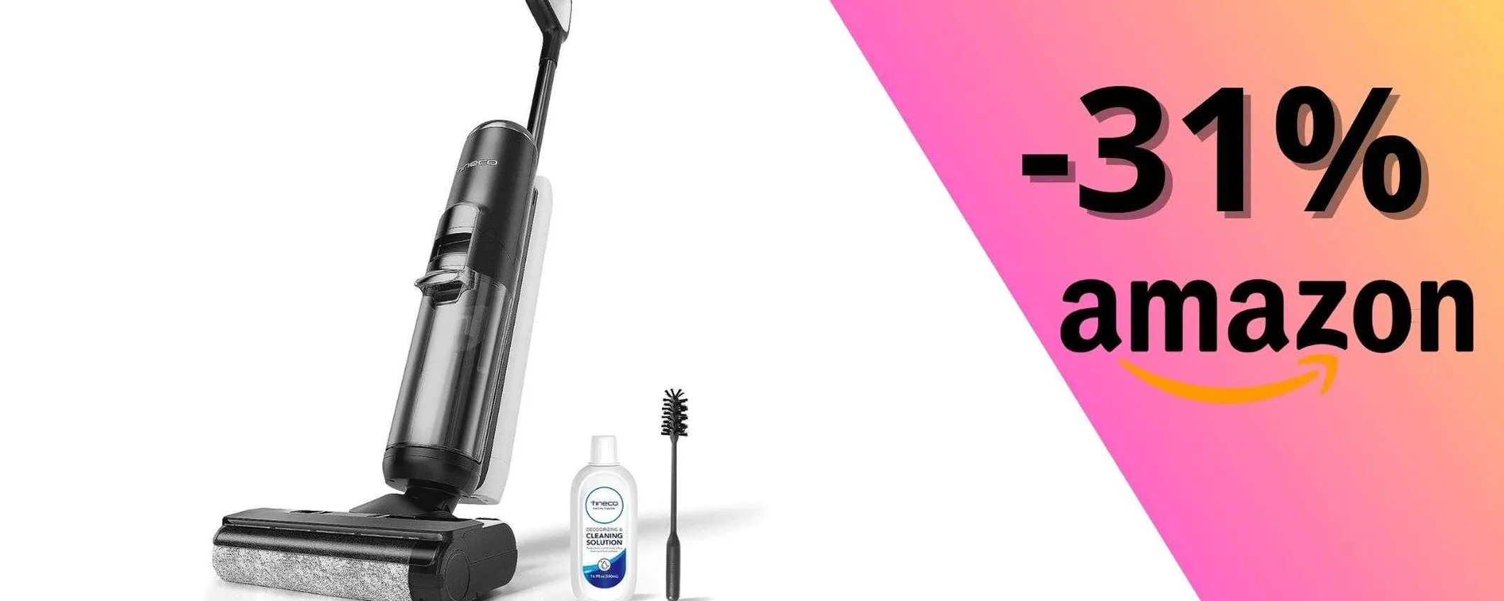 Con il 31% di sconto il Tineco Floor One S5 è il lavapavimenti da comprare oggi