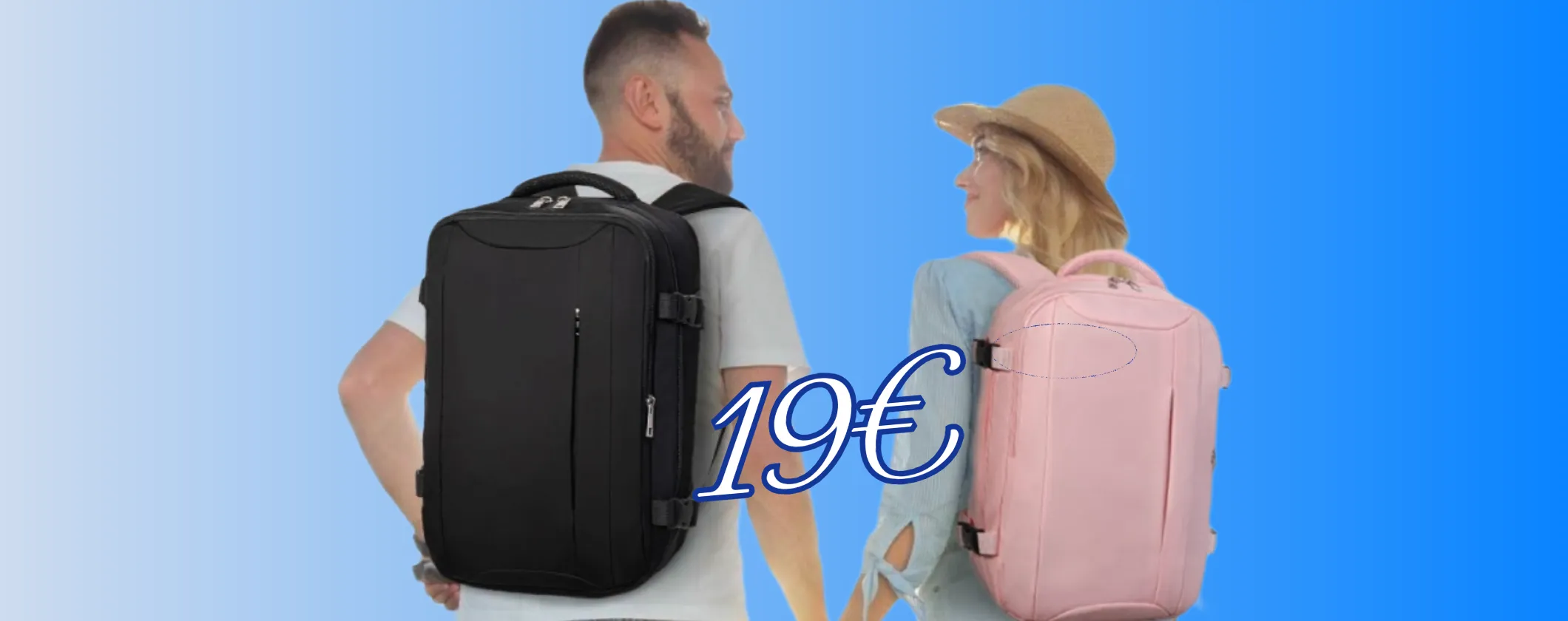 Che spettacolo lo zaino che puoi portarti sul tuo volo Ryanair senza costi (19€)