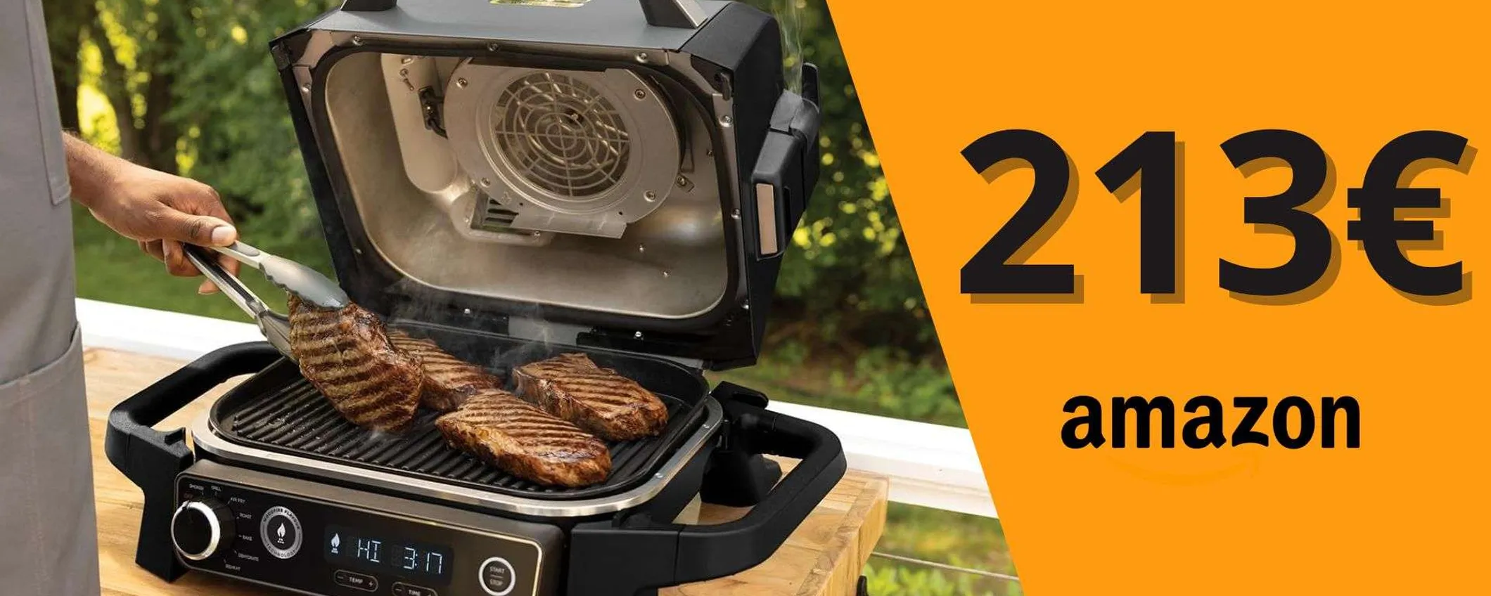 Ninja Woodfire SUPER PREZZO: il BBQ 7-in-1 a 213,99€ (Amazon)!