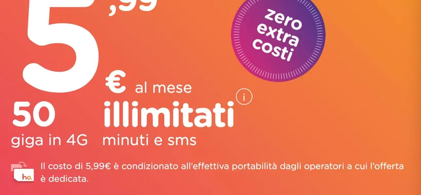 HoMobile: PROMO Folle provenendo da MVNO!
