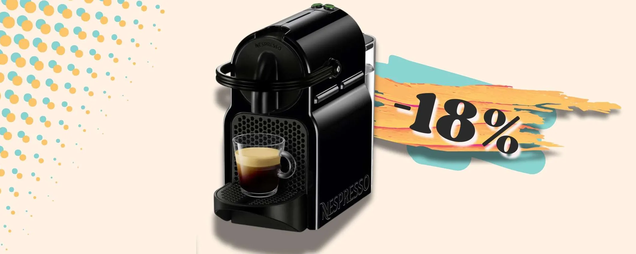 TORNA in promo Nespresso Inissia: la MIGLIORE macchina per caffè a casa