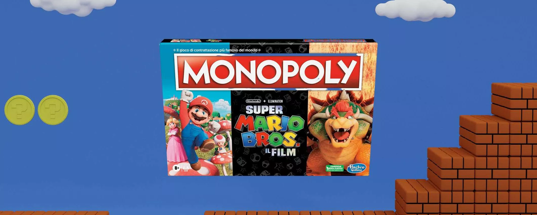 Il Monopoly di Super Mario è BELLISSIMO e in OFFERTA su Amazon (28€)