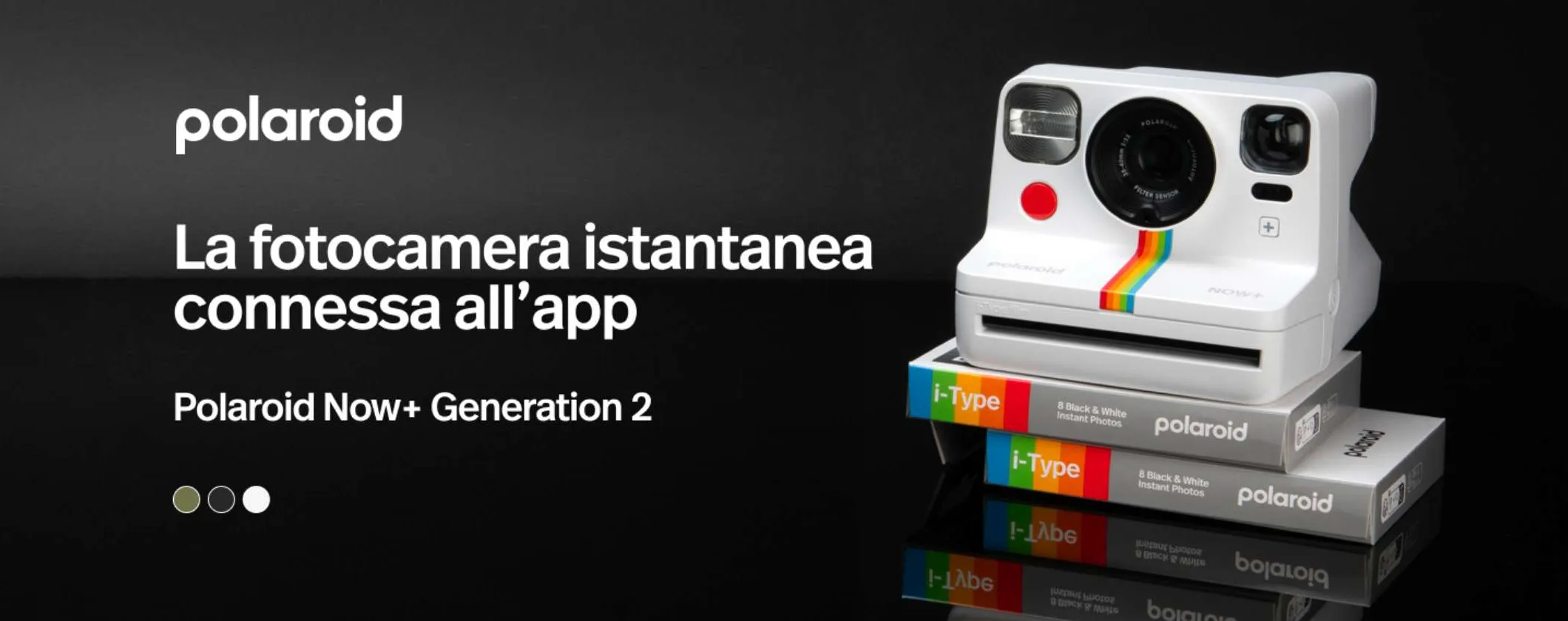 Più controllo, meno sprechi di pellicola: Polaroid Now+ Gen 2 a 99€