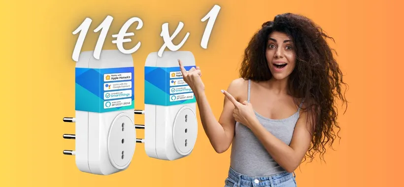 2 prese Smart per una casa intelligente a soli 11€ l'una (Amazon)