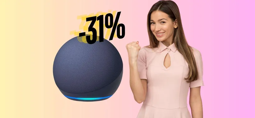 Echo Dot (ultimo modello) per parlare con Alexa e gestire i device smart