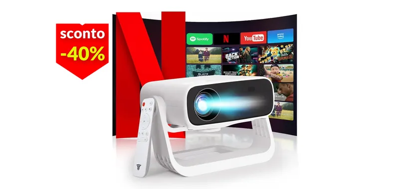 Proiettore FullHD con Android: il cinema a casa tua, con sconto del 40%