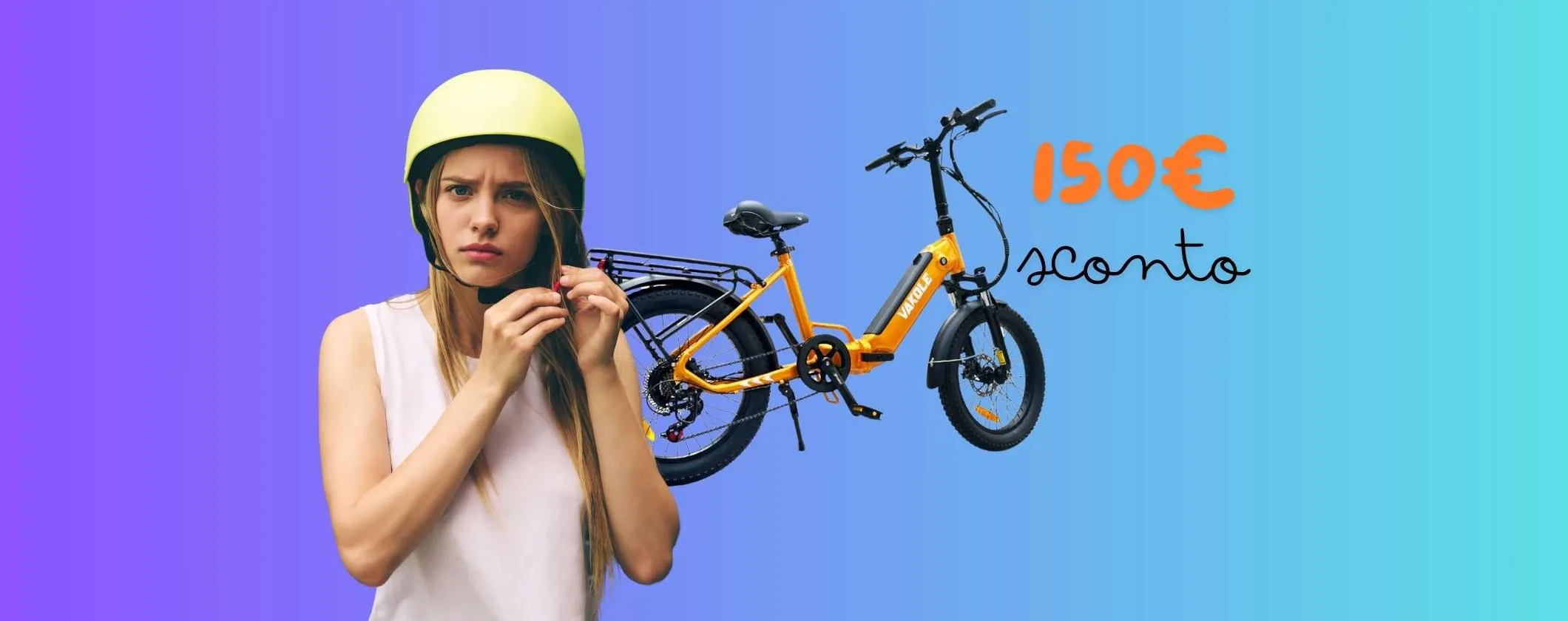 Bici Elettrica Pieghevole: PREZZO SHOCK con 150€ di SCONTO