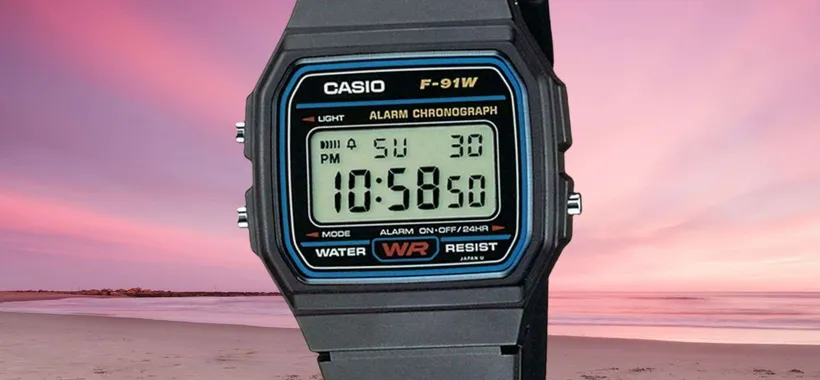 CASIO F-91W a 13€ su eBay: SHOCK d'estate (-53%)