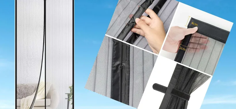 Bastano 9,99€ per la zanzariera magnetica per porta: sconto BOMBA 50%