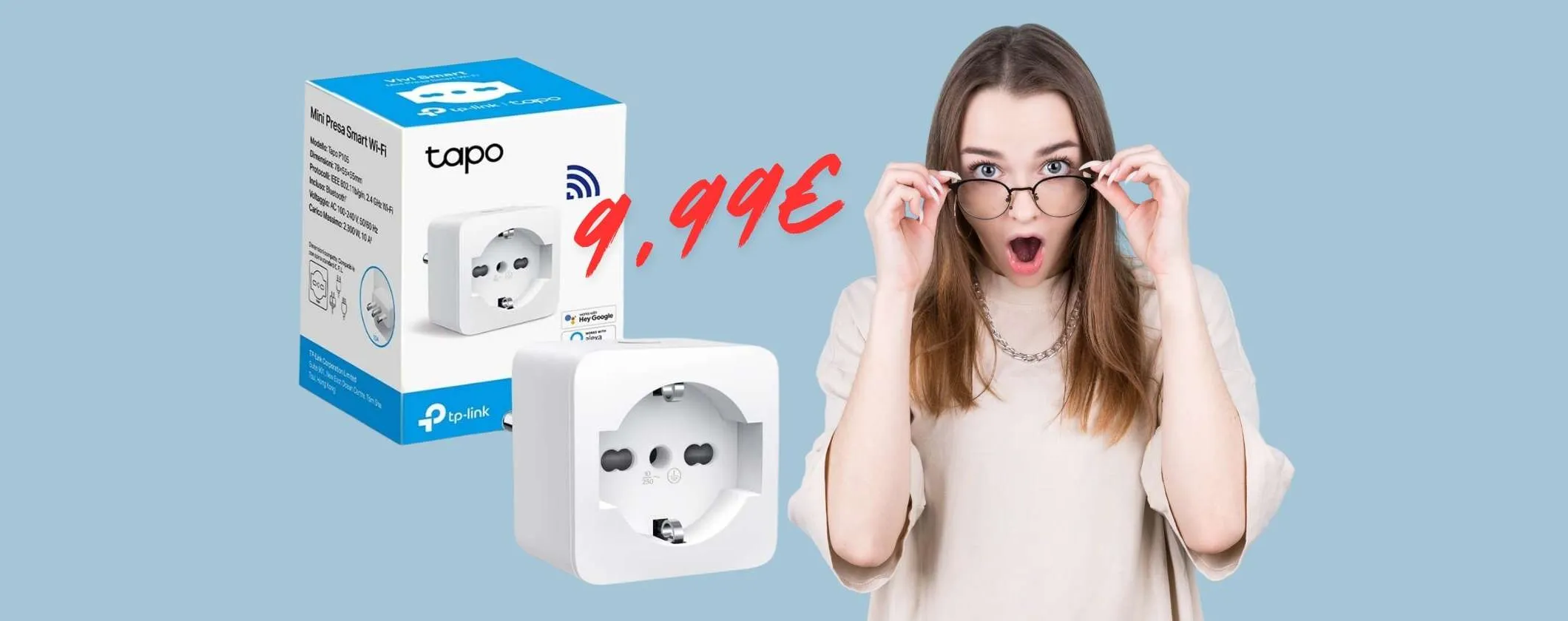 Presa smart Tapo P105 per una casa domotica spendendo solo 9,99€