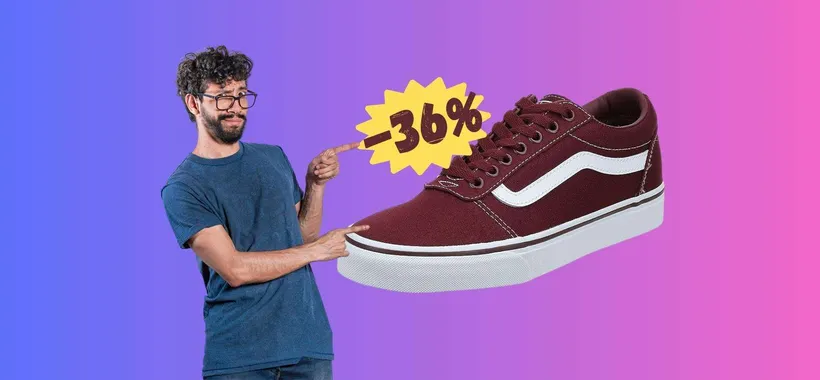 Vans Ward: le mitiche scarpe in OFFERTA su Amazon al 36%